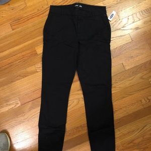 Black Old Navy Khakis "Skinny" - 8 Tall - new
